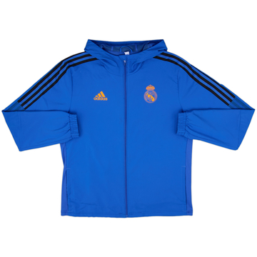 2021-22 Real Madrid adidas Hooded Track Jacket - 9/10 - (M)