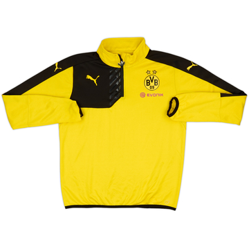 2015-16 Borussia Dortmund 1/4 Zip Sweat Top - 6/10 - (L)