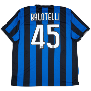 2009-10 Inter Milan Home Shirt Balotelli #45 (XXL)