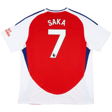 2024-25 Arsenal Home Shirt Saka #7 - 10/10 - (XXL)