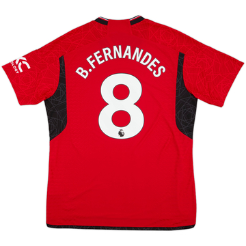 2023-24 Manchester United Authentic Home Shirt B.Fernandes #8 (XL)