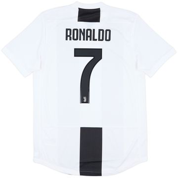 2018-19 Juventus Authentic Home Shirt Ronaldo #7 - 10/10 - (L)