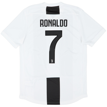 2018-19 Juventus Authentic Home Shirt Ronaldo #7 - 10/10 - (L)
