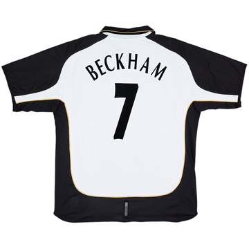 2001-02 Manchester United Centenary Away/Third Shirt Beckham #7 - 6/10 - (XXL)