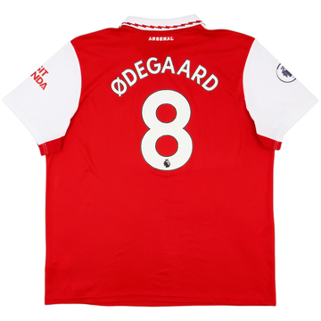 2022-23 Arsenal Home Shirt Odegaard #8 - 8/10 - (XXL)