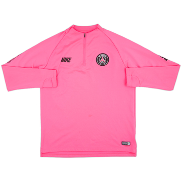 2019-20 Paris Saint-Germain Nike 1/4 Zip Training Top - 7/10 - (L)