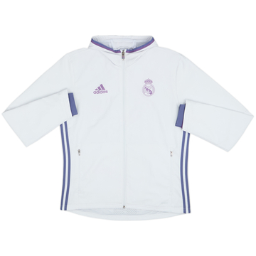 2016-17 Real Madrid adidas Hooded Track Jacket - 5/10 - (M)
