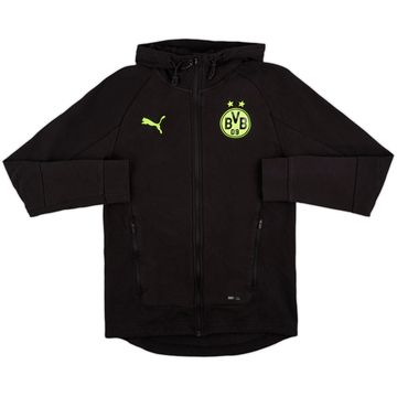 2021-22 Borussia Dortmund Puma Hooded Track Jacket - 8/10 - (S)