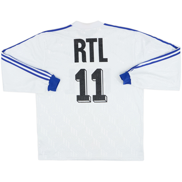 1980s Coupe de France Home L/S Shirt #11 - 9/10 - (XL)