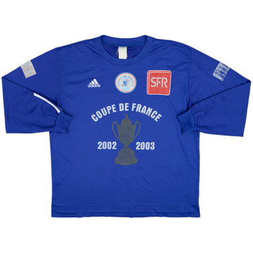 2002-03 adidas Coupe de France L/S Shirt #10 - 5/10 - (XL)