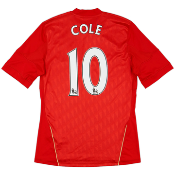 2010-12 Liverpool Home Shirt Cole #10 - 6/10 - (M)