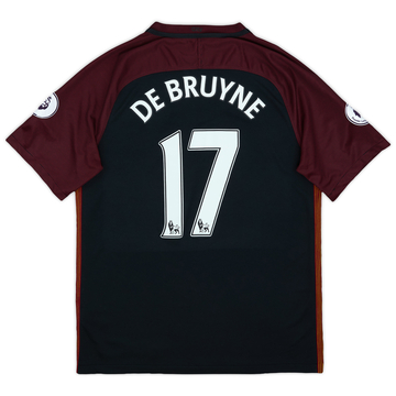 2016-17 Manchester City Away Shirt De Bruyne #17 - 6/10 - (L)