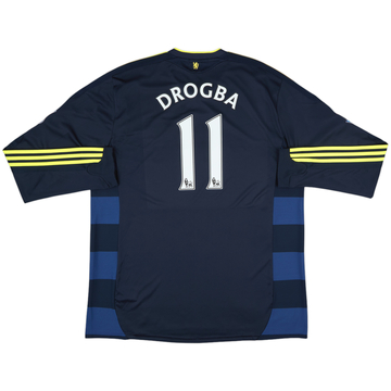 2009-10 Chelsea Away L/S Shirt Drogba #11 - 9/10 - (XXL)