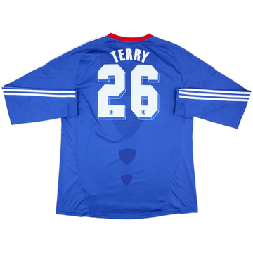 2010-11 Chelsea Home L/S Shirt Terry #26 - 8/10 - (XXL)