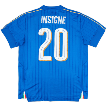 2016-17 Italy Home Shirt Insigne #20 - 4/10 - (L)