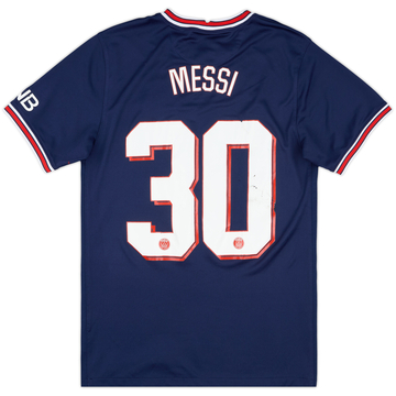 2021-22 Paris Saint-Germain Home Shirt Messi #30 - 5/10 - (S)