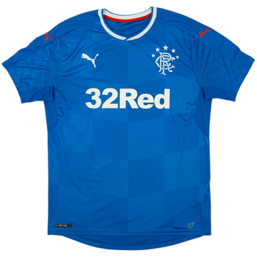 2016-18 Rangers Home Shirt - 8/10 - (L)