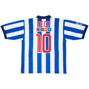 2002-03 Porto Home Shirt Deco #10 - 7/10 - (XL)