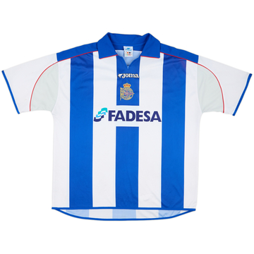 2001-02 Deportivo de La Coruna Home Shirt - 5/10 - (XL)