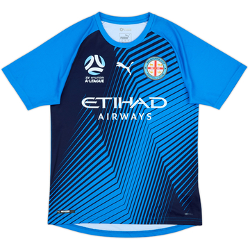 2019-20 Melbourne City Puma Pre-Match Training Shirt - 8/10 - (S)