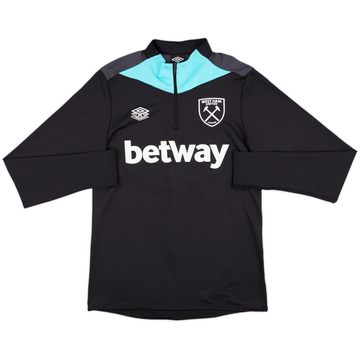 2020-21 West Ham Umbro 1/4 Zip Training To - 10/10 - (M)