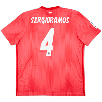 2018-19 Real Madrid Third Shirt Sergio Ramos #4 (XL)