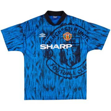 1992-93 Manchester United Away Shirt - 9/10 - (L)