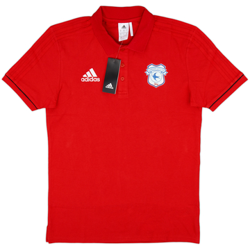 2017-18 Cardiff adidas Polo Shirt (M)