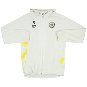 2024-25 Hearts Player Issue Umbro Hooded Track Jacket #5 - 7/10 - (M)