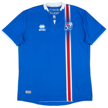 2016-18 Iceland Home Shirt - 7/10 - (M)