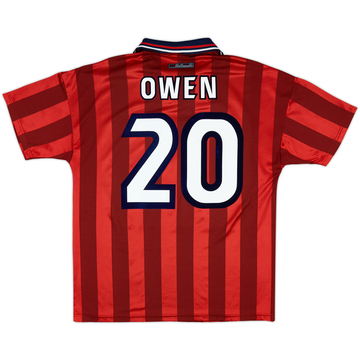 1997-99 England Away Shirt Owen #20 - 8/10 - (L)