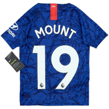 2019-20 Chelsea Home Shirt Mount #19 (6-8 Years)
