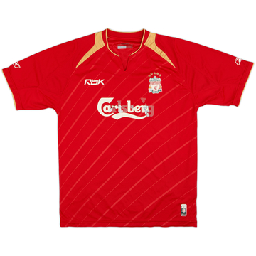 2005-06 Liverpool CL Home Shirt - 4/10 - (M)