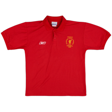 2005-06 Liverpool 'CL Winners' Reebok Polo Shirt - 9/10 - (L)