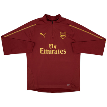 2018-19 Arsenal Puma 1/4 Zip Training Top - 6/10 - (L)