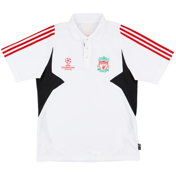 2007-08 Liverpool CL adidas Polo Shirt - 9/10 - (M)