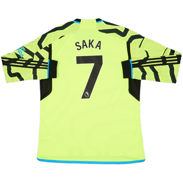 2023-24 Arsenal Away L/S Shirt Saka #7 (XL)