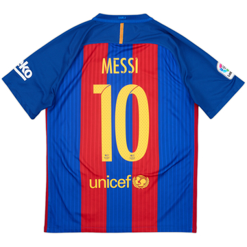2016-17 Barcelona Home Shirt Messi #10 - 8/10 - (M)
