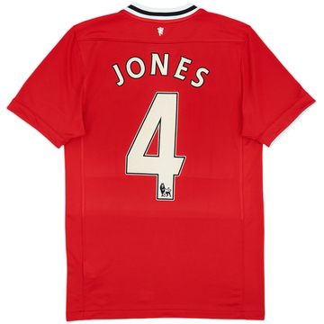 2011-12 Manchester United Home Shirt Jones #4 - 8/10 - (S)