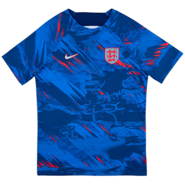 2022-23 England Nike Pre-Match Training Shirt - 10/10 - (M)