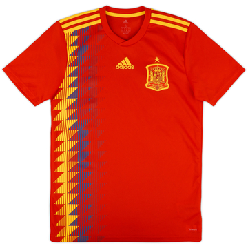 2018-19 Spain Home Shirt - 10/10 - (S)
