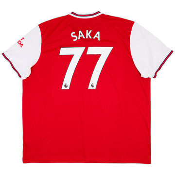 2019-20 Arsenal Home Shirt Saka #77 - 8/10 - (3XL)
