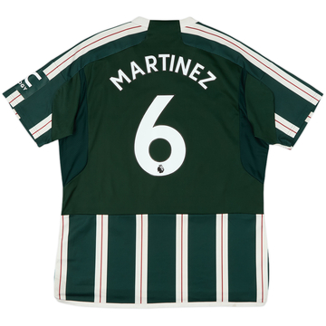 2023-24 Manchester United Away Shirt Martinez #6 - 10/10 - (XL)