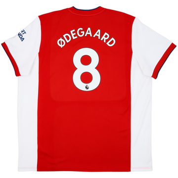 2021-22 Arsenal Home Shirt Odegaard #8 - 9/10 - (3XL)