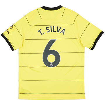 2021-22 Chelsea Away Shirt T.Silva #6 - 10/10 - (L)