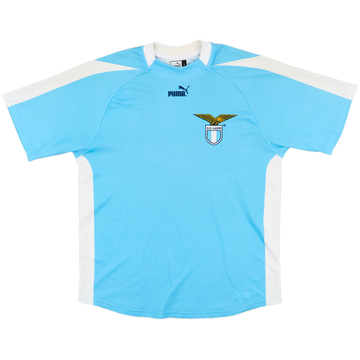 2003-04 Lazio Signed Basic Home Shirt - 6/10 - (L)