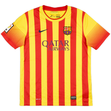 2013-15 Barcelona Away Shirt - 9/10 - (XL.Boys)