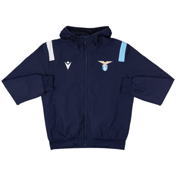 2020-21 Lazio Macron Hooded Track Jacket - 8/10 - (S)