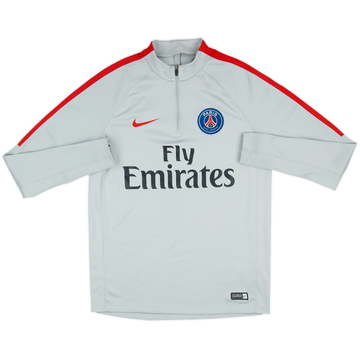 2017-18 Paris Saint-Germain Nike 1/4 Zip Drill Top - 6/10 - (M)