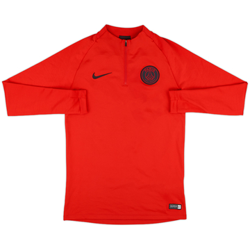 2019-20 Paris Saint-Germain Nike 1/4 Zip Sweat Top - 10/10 - (S)